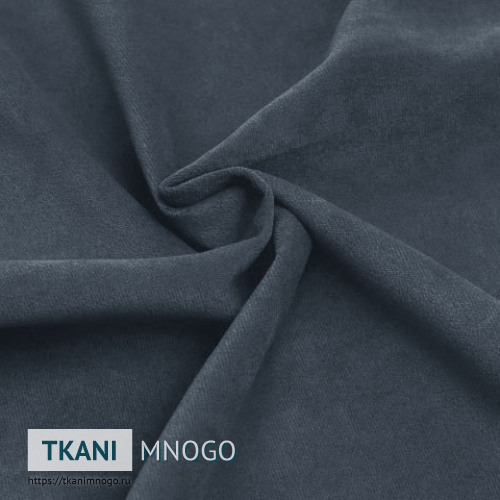 Фото внешнего вида велюра “cf005-7” (однотонный серый)