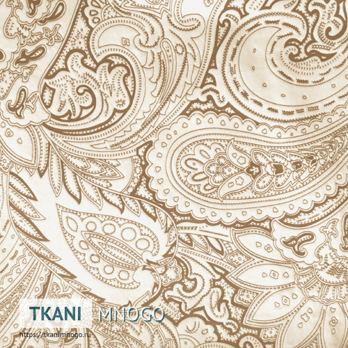 Фото материала велюра RJB “RJB15-4” (огурцы бежевый)