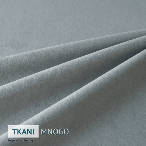 Фото фактуры велюра “17” (однотонный серый)