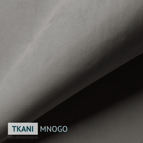 Фото обивки велюра “10” (однотонный серый)