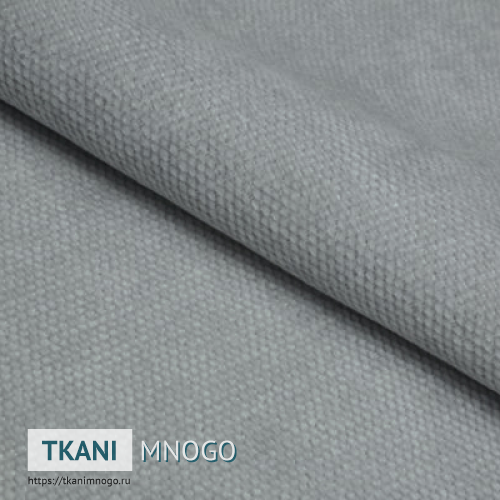 Фото обивки велюра “80” (однотонный белый, серый)