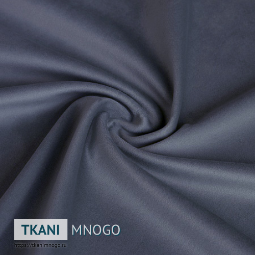 Фото материала F1-18(арт.) - синий однотонный. Производитель Китай. Замша - внешний вид.